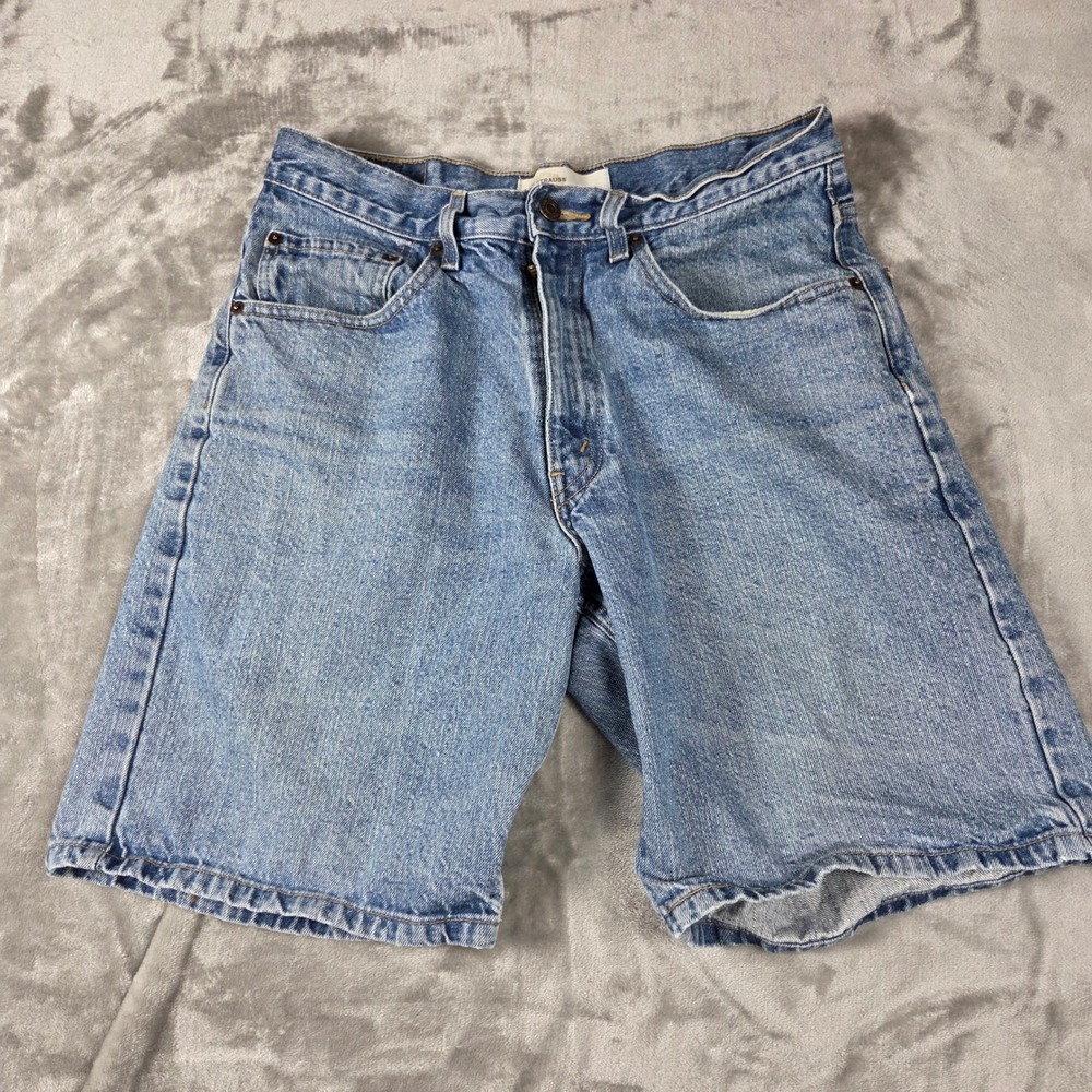 Levi Strauss Relaxed Fit Denim Shorts 90s Grunge Skater Jorts Blue W31